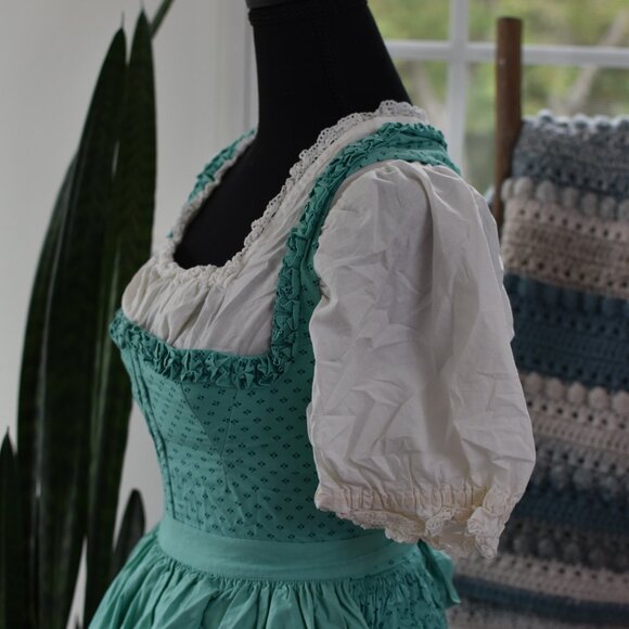 Vintage Milk Maid Cottage Core Prairie Bustier Dress Size XS/S - Picture 4 of 11